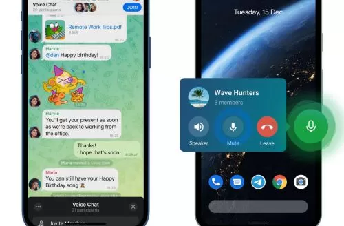 电报 Telegram 语音聊天