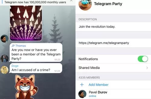 电报 Telegram 超级群组 5000：公共群组、置顶帖子